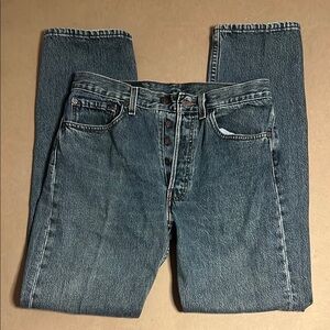 501 Levi's Blue Straight-Leg Jeans Timeless Style,